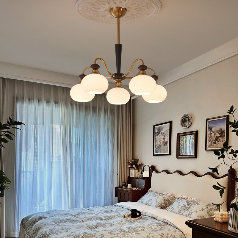 Harmonia Sphere Chandelier - Elegant Design with Adjustable Height & L