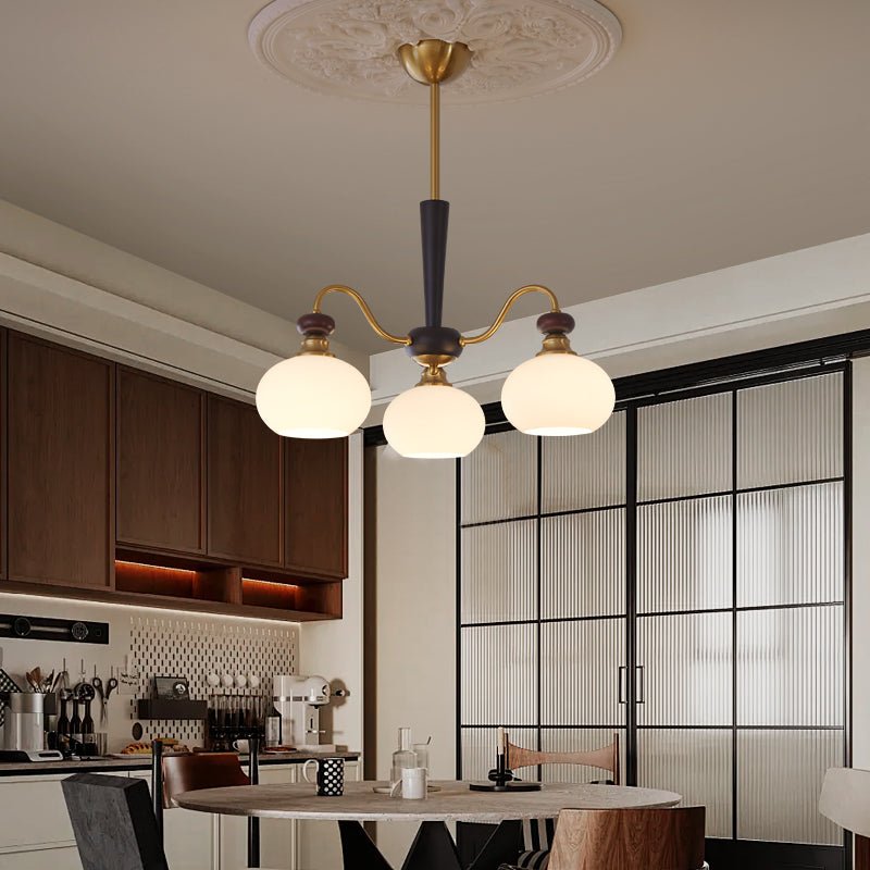 Harmonia Sphere Chandelier - Elegant Design with Adjustable Height & L