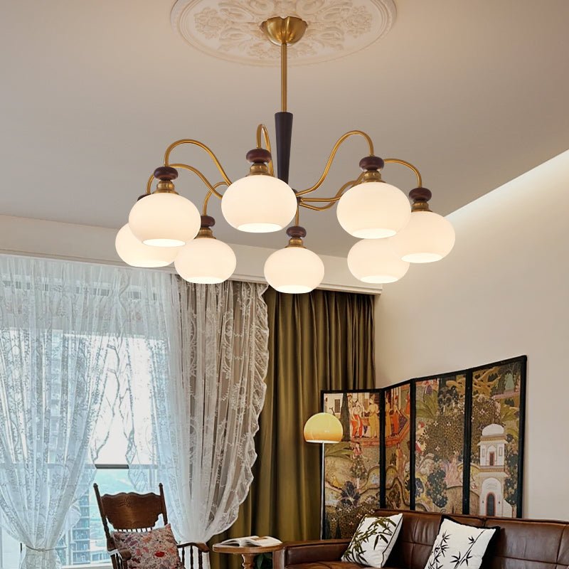 Harmonia Sphere Chandelier - Elegant Design with Adjustable Height & L