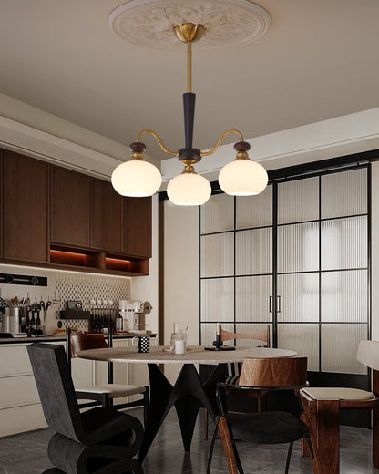 Harmonia Sphere Chandelier - Elegant Design with Adjustable Height & L