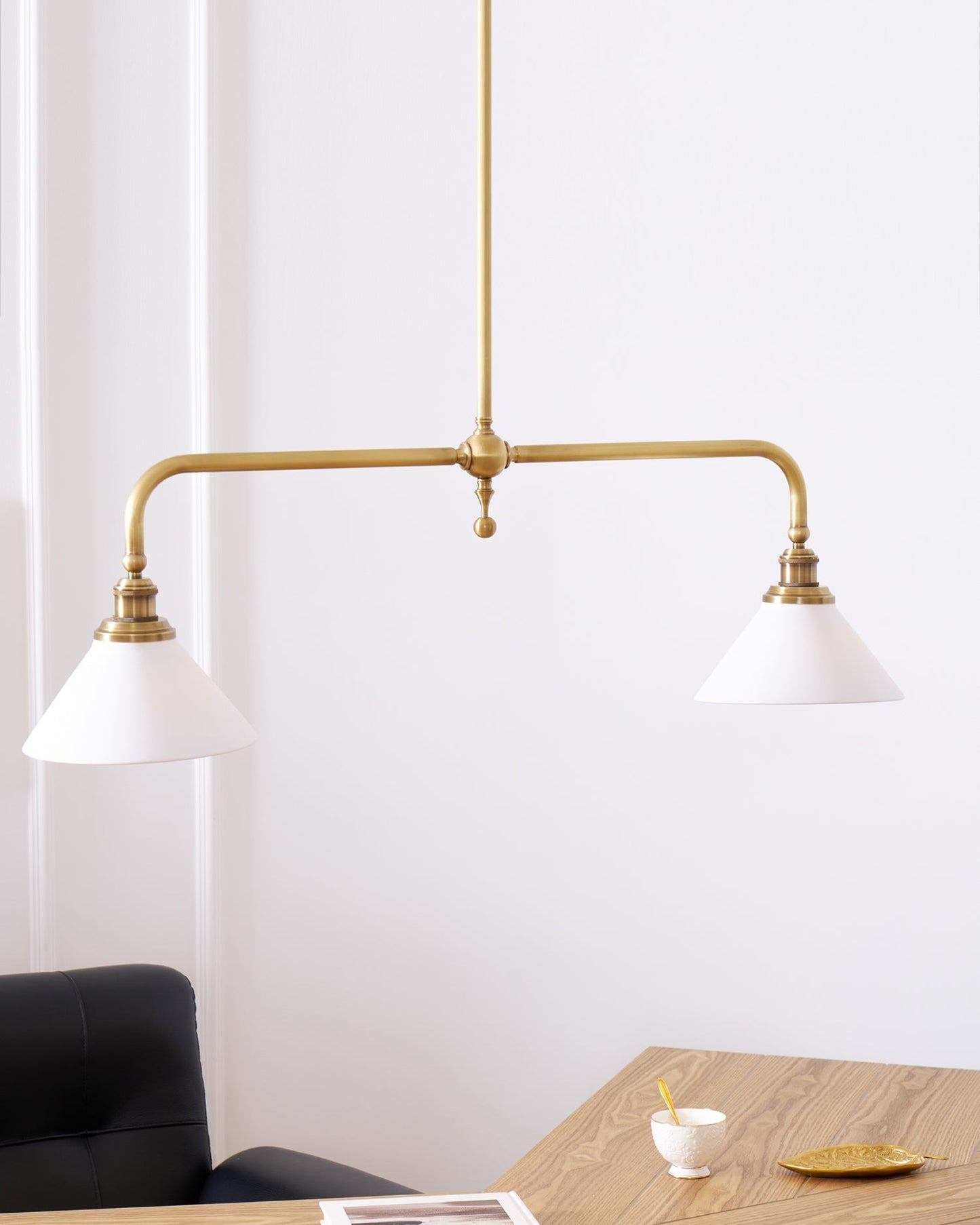 Elegant Heirloom Chandelier - Crystal Accents & Adjustable Height