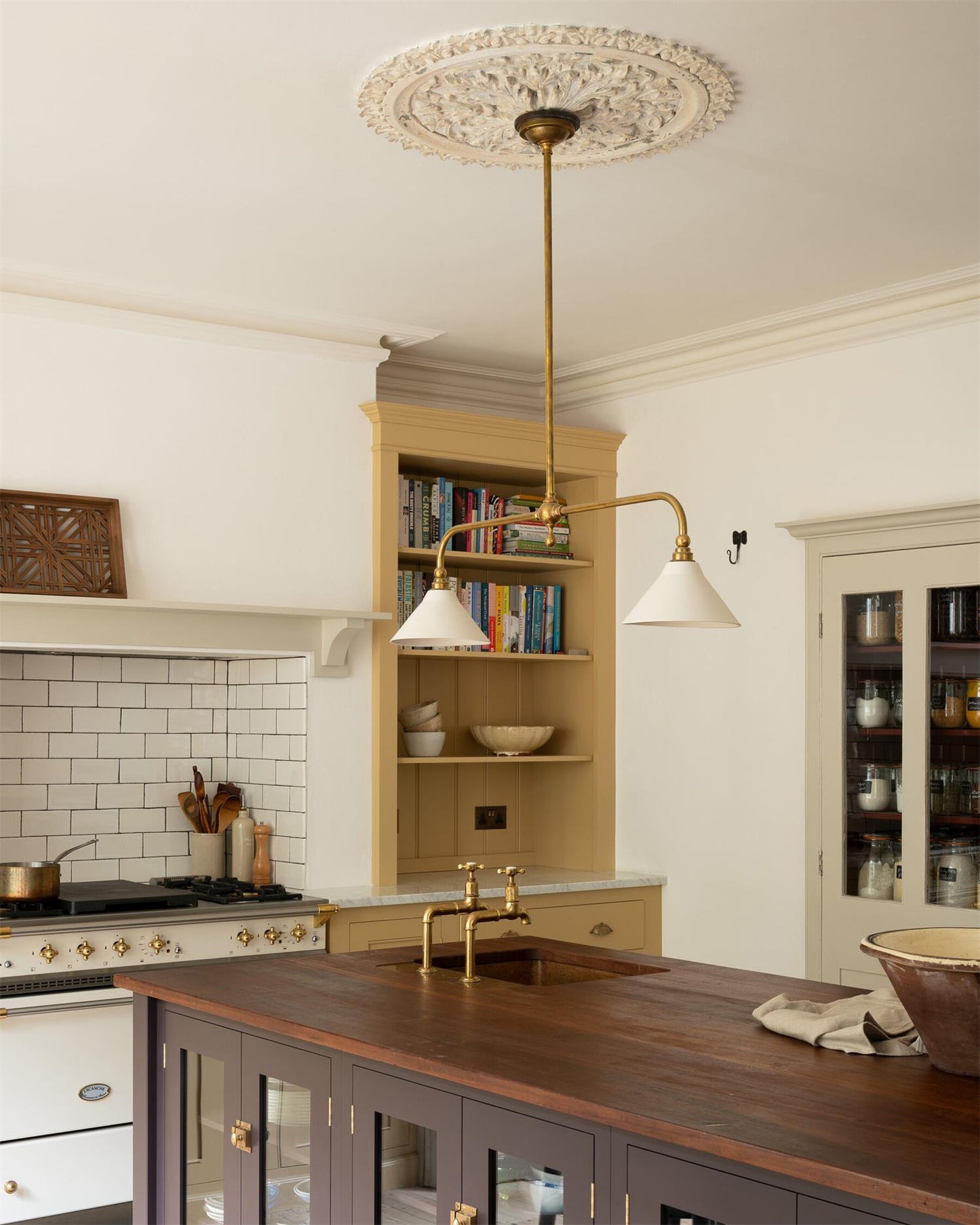 Elegant Heirloom Chandelier - Crystal Accents & Adjustable Height