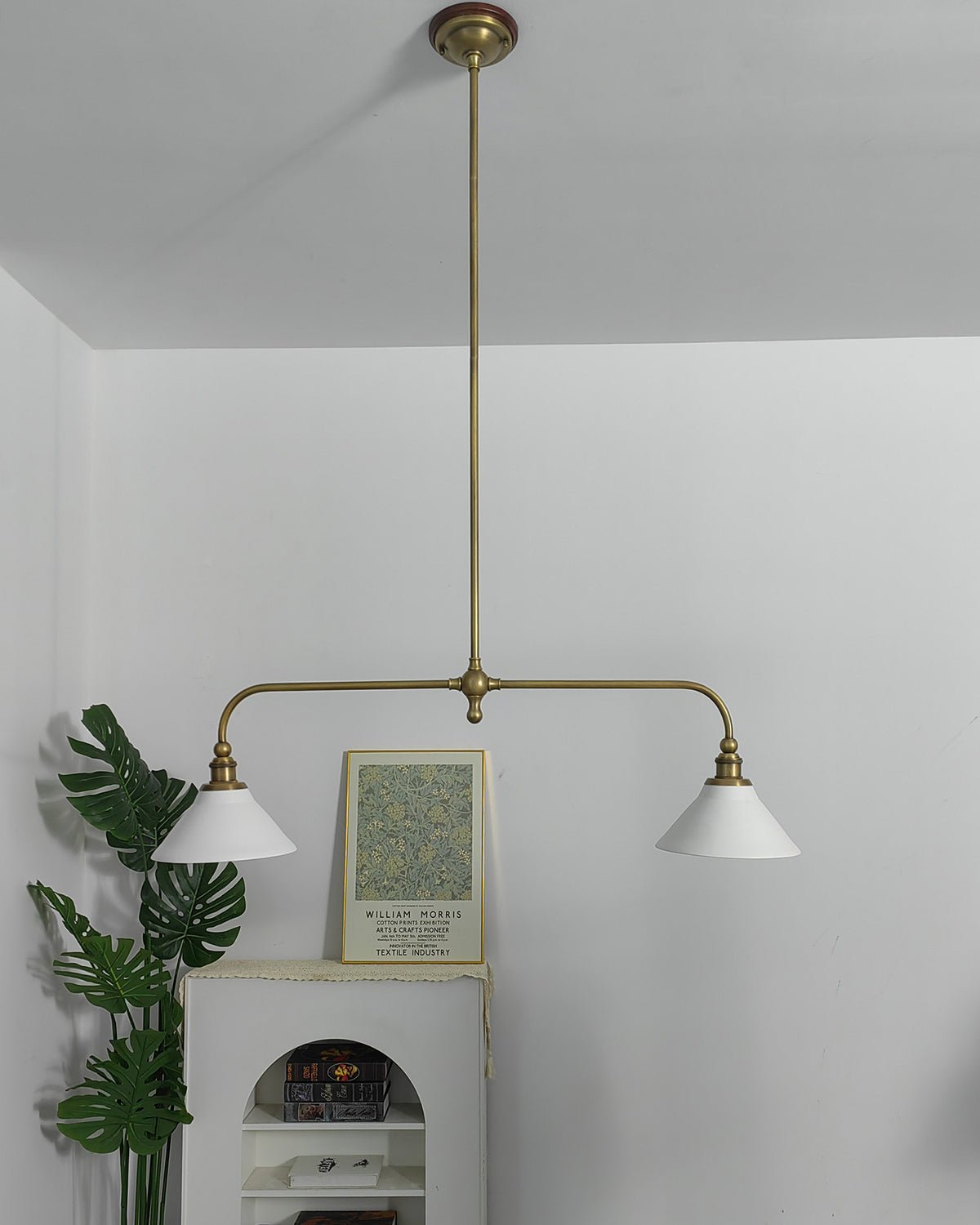 Elegant Heirloom Chandelier - Crystal Accents & Adjustable Height