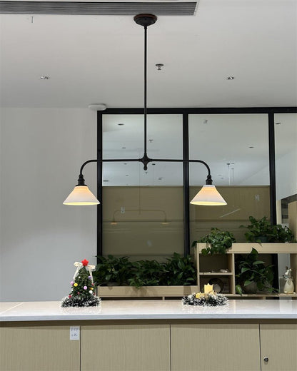 Elegant Heirloom Chandelier - Crystal Accents & Adjustable Height