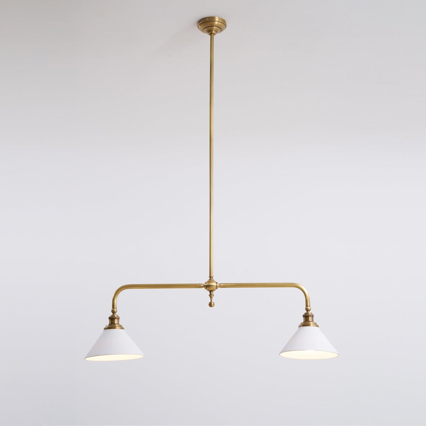 Elegant Heirloom Chandelier - Crystal Accents & Adjustable Height