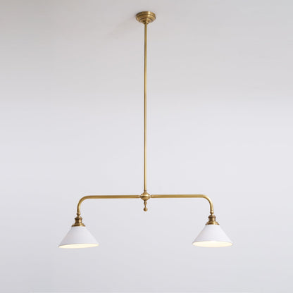 Elegant Heirloom Chandelier - Crystal Accents & Adjustable Height