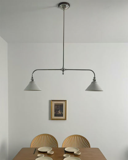Elegant Heirloom Chandelier - Crystal Accents & Adjustable Height