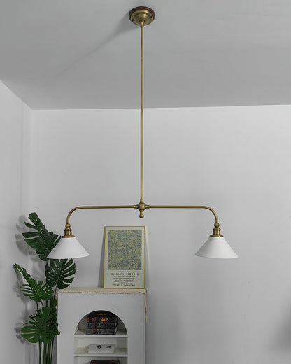 Elegant Heirloom Chandelier - Crystal Accents & Adjustable Height