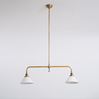 Elegant Heirloom Chandelier - Crystal Accents & Adjustable Height