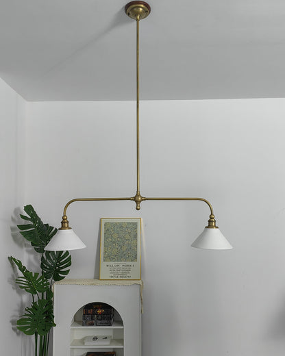 Elegant Heirloom Chandelier - Crystal Accents & Adjustable Height