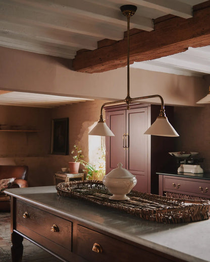 Elegant Heirloom Chandelier - Crystal Accents & Adjustable Height