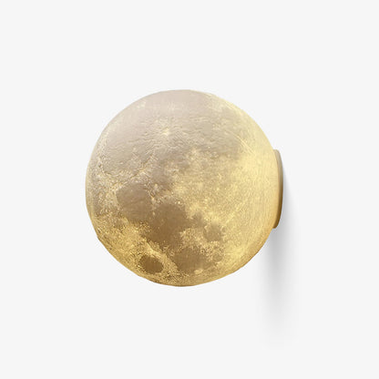 3D Moon Wall Lamp - Adjustable Brightness & Remote Control