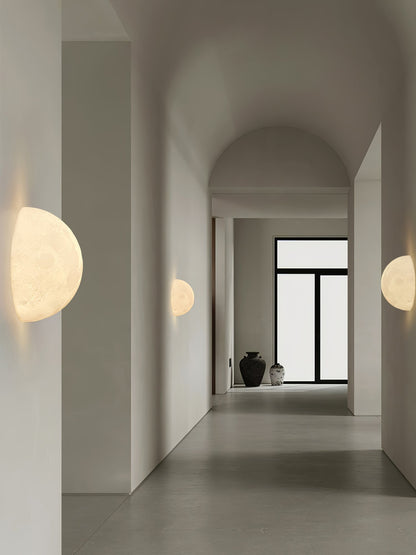 3D Moon Wall Lamp - Adjustable Brightness & Remote Control