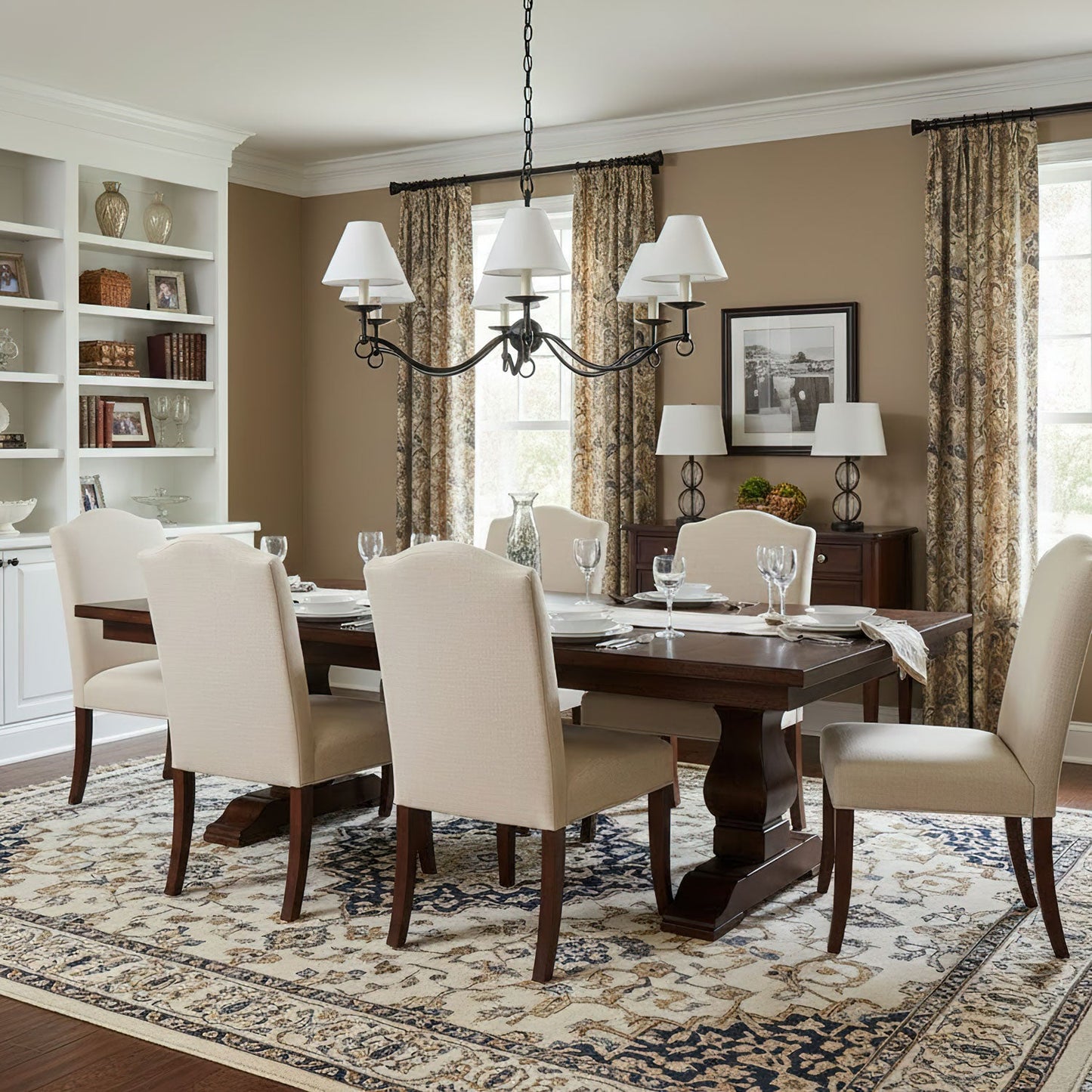 Elegant Henry Chandelier - Modern Design with Adjustable Height & LED