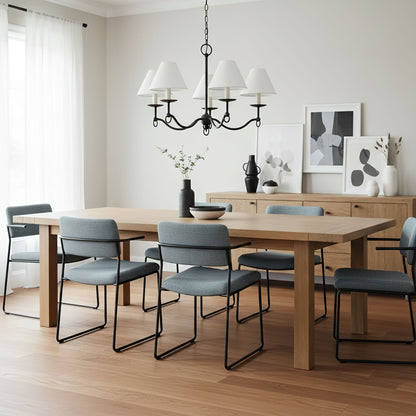 Elegant Henry Chandelier - Modern Design with Adjustable Height & LED