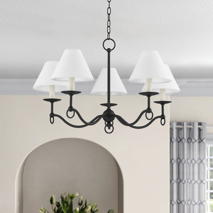 Elegant Henry Chandelier - Modern Design with Adjustable Height & LED