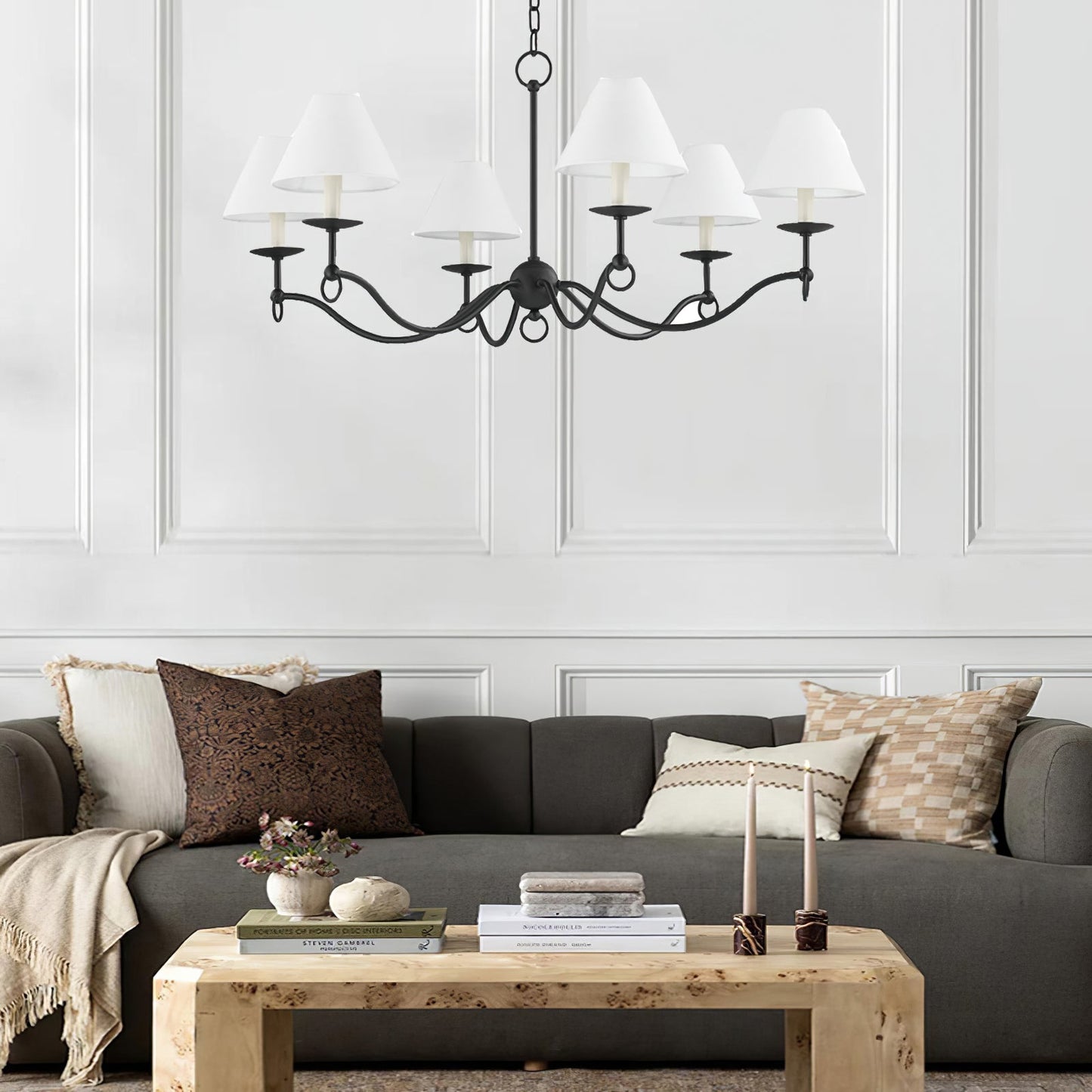 Elegant Henry Chandelier - Modern Design with Adjustable Height & LED