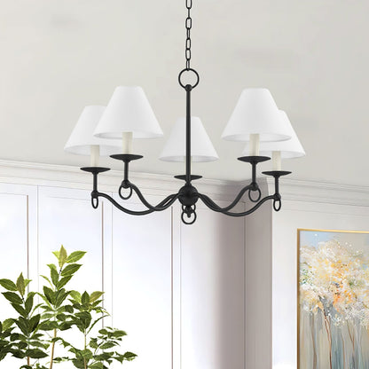 Elegant Henry Chandelier - Modern Design with Adjustable Height & LED