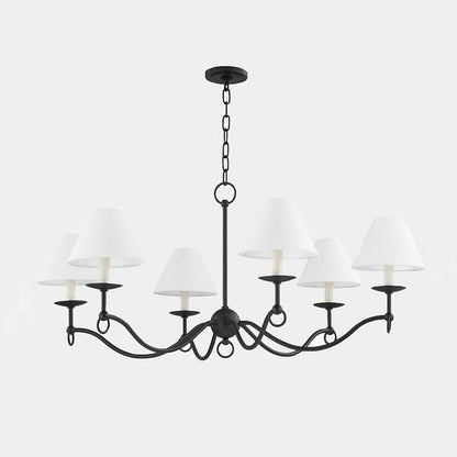 Elegant Henry Chandelier - Modern Design with Adjustable Height & LED