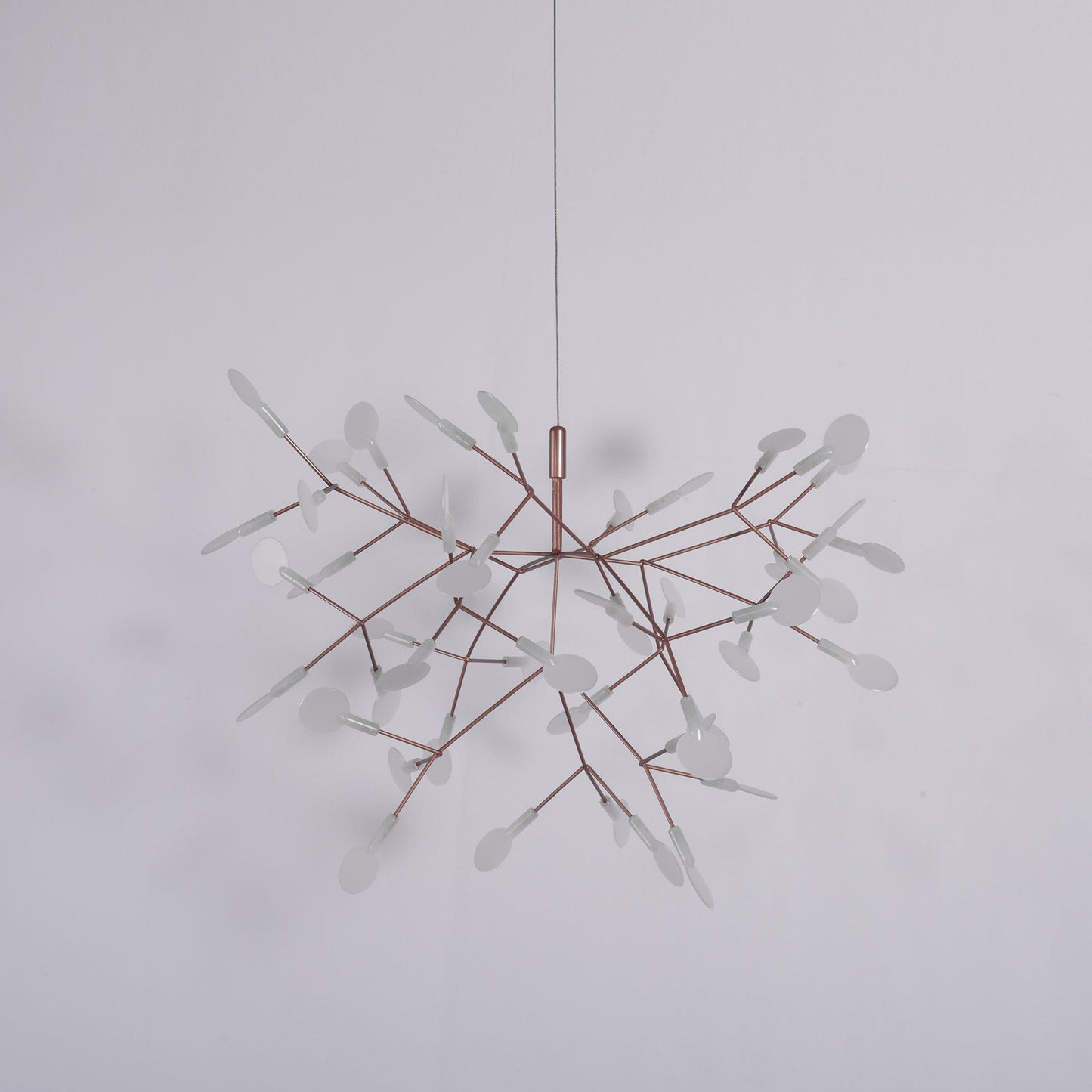 Rose Gold Firefly LED Chandelier - Dimmable, Energy-Efficient Lighting