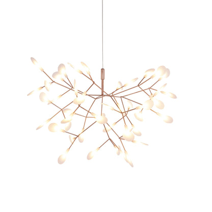 Rose Gold Firefly LED Chandelier - Dimmable, Energy-Efficient Lighting