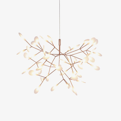 Rose Gold Firefly LED Chandelier - Dimmable, Energy-Efficient Lighting