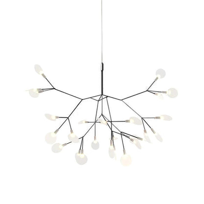 Black Firefly LED Chandelier - Modern Design, Adjustable Brightness