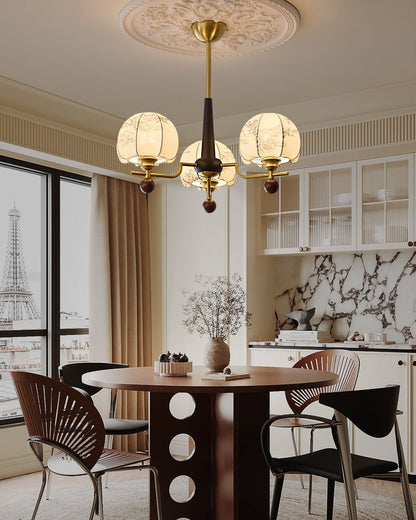 Heritage Bloom Chandelier - Elegant Design with Adjustable Height & LE