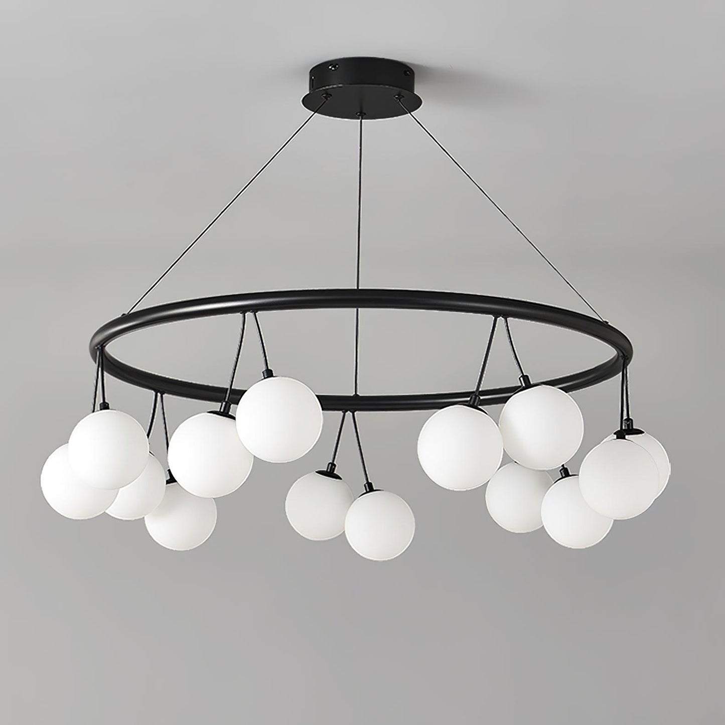 Heronia Chandelier - Elegant Crystal Design with Adjustable Height