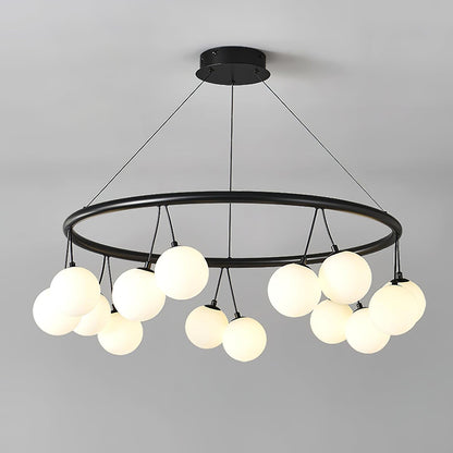 Heronia Chandelier - Elegant Crystal Design with Adjustable Height