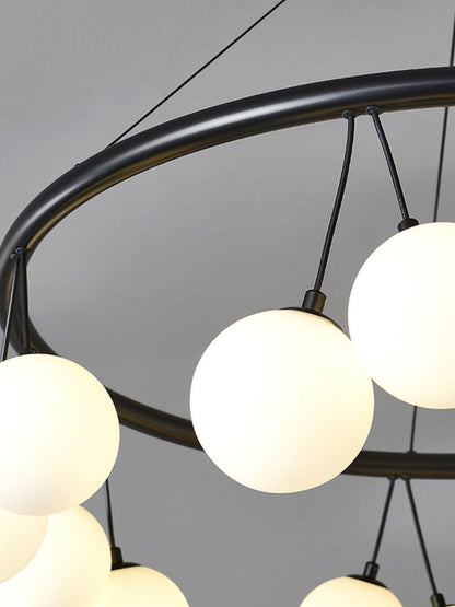 Heronia Chandelier - Elegant Crystal Design with Adjustable Height