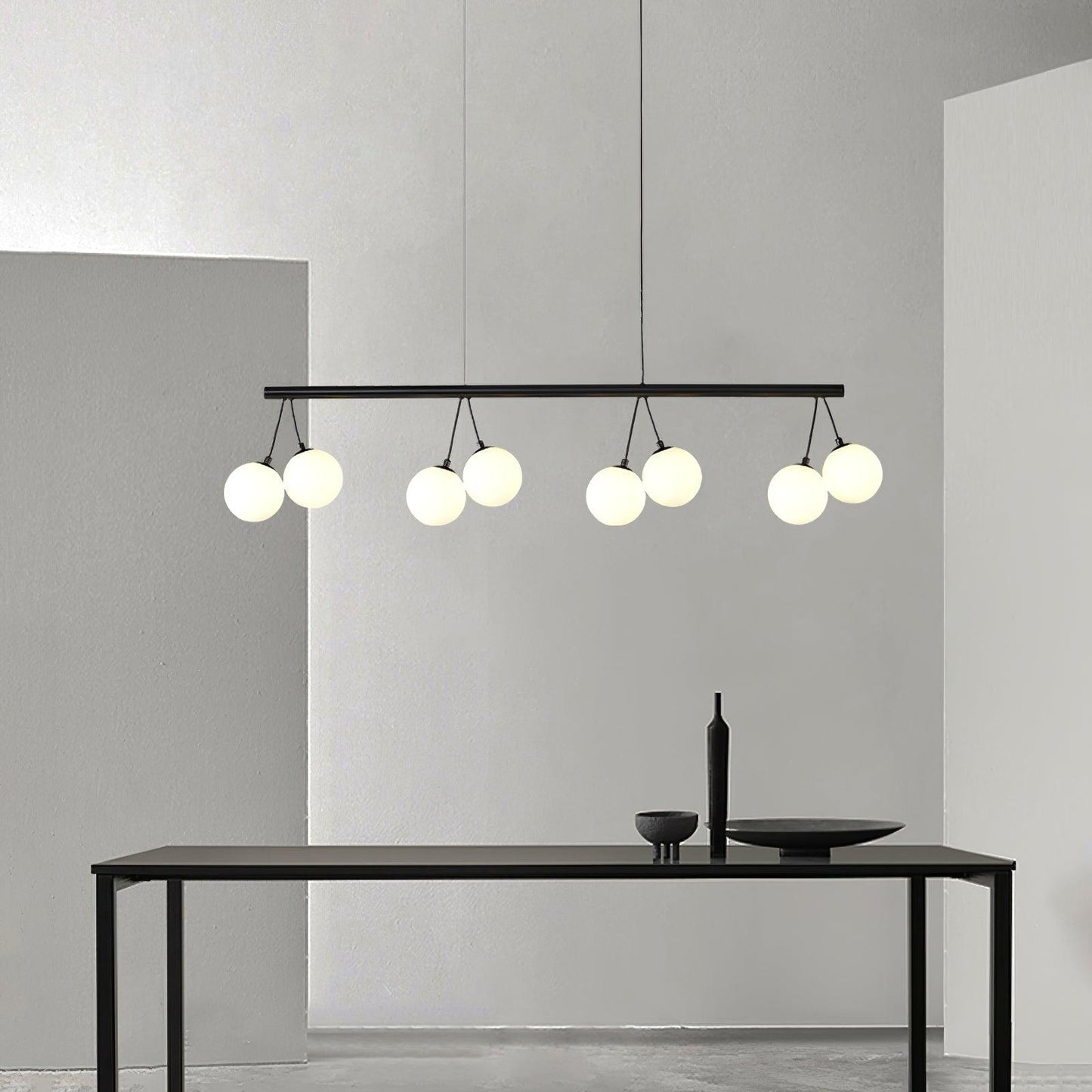 Heronia Chandelier - Elegant Crystal Design with Adjustable Height