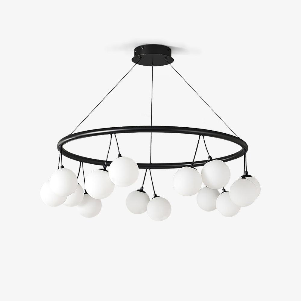 Heronia Chandelier - Elegant Crystal Design with Adjustable Height