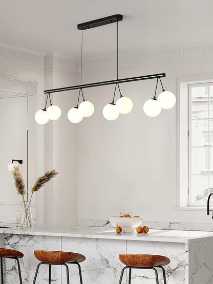 Heronia Chandelier - Elegant Crystal Design with Adjustable Height