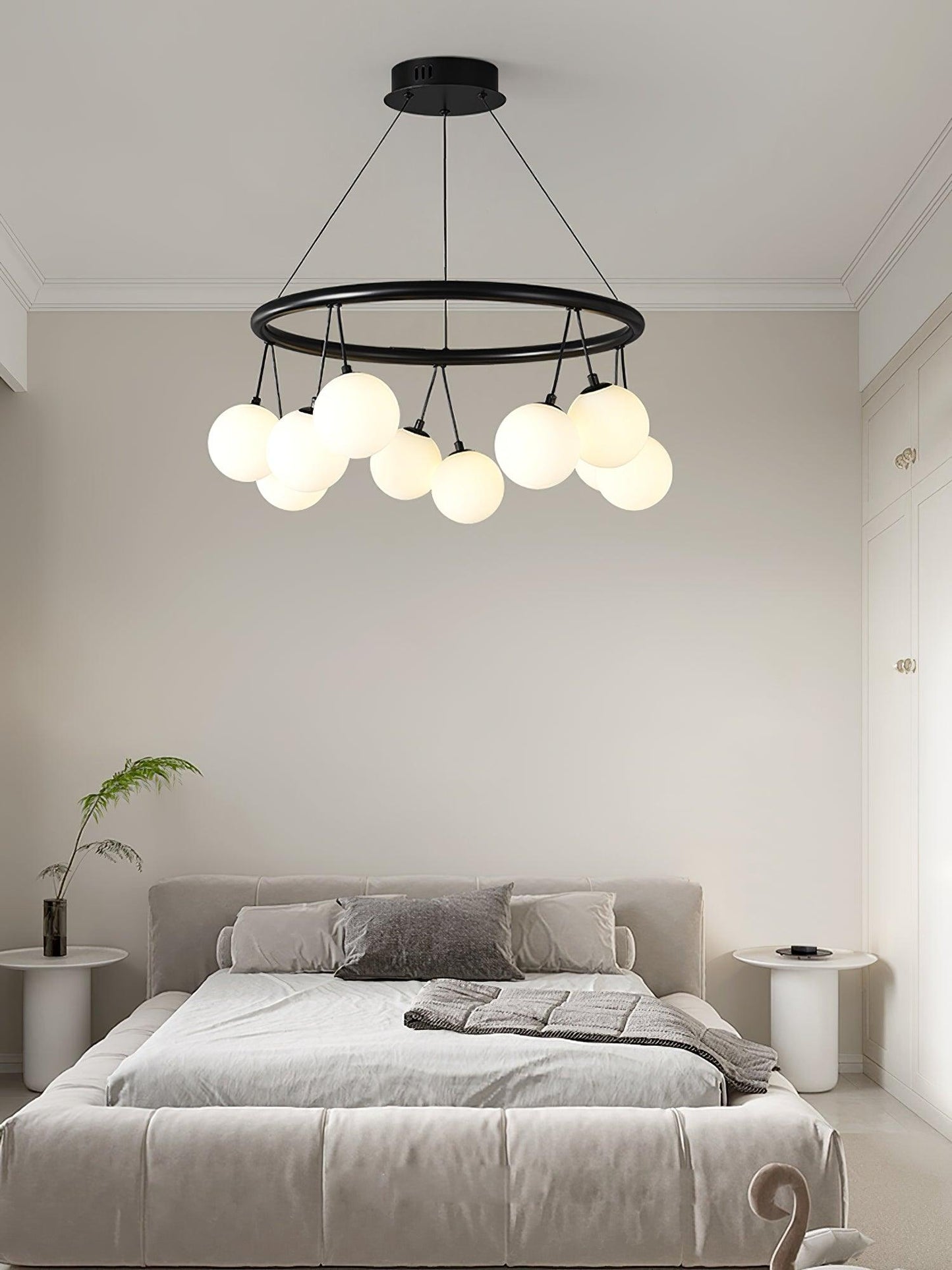 Heronia Chandelier - Elegant Crystal Design with Adjustable Height