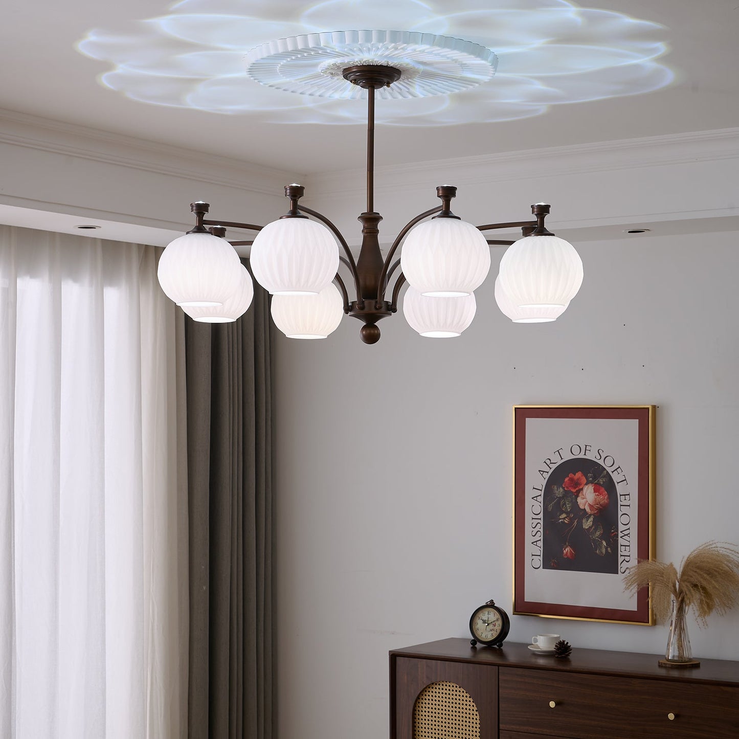 Hespera Orb Chandelier - Modern Design, Adjustable Lighting, Energy Ef