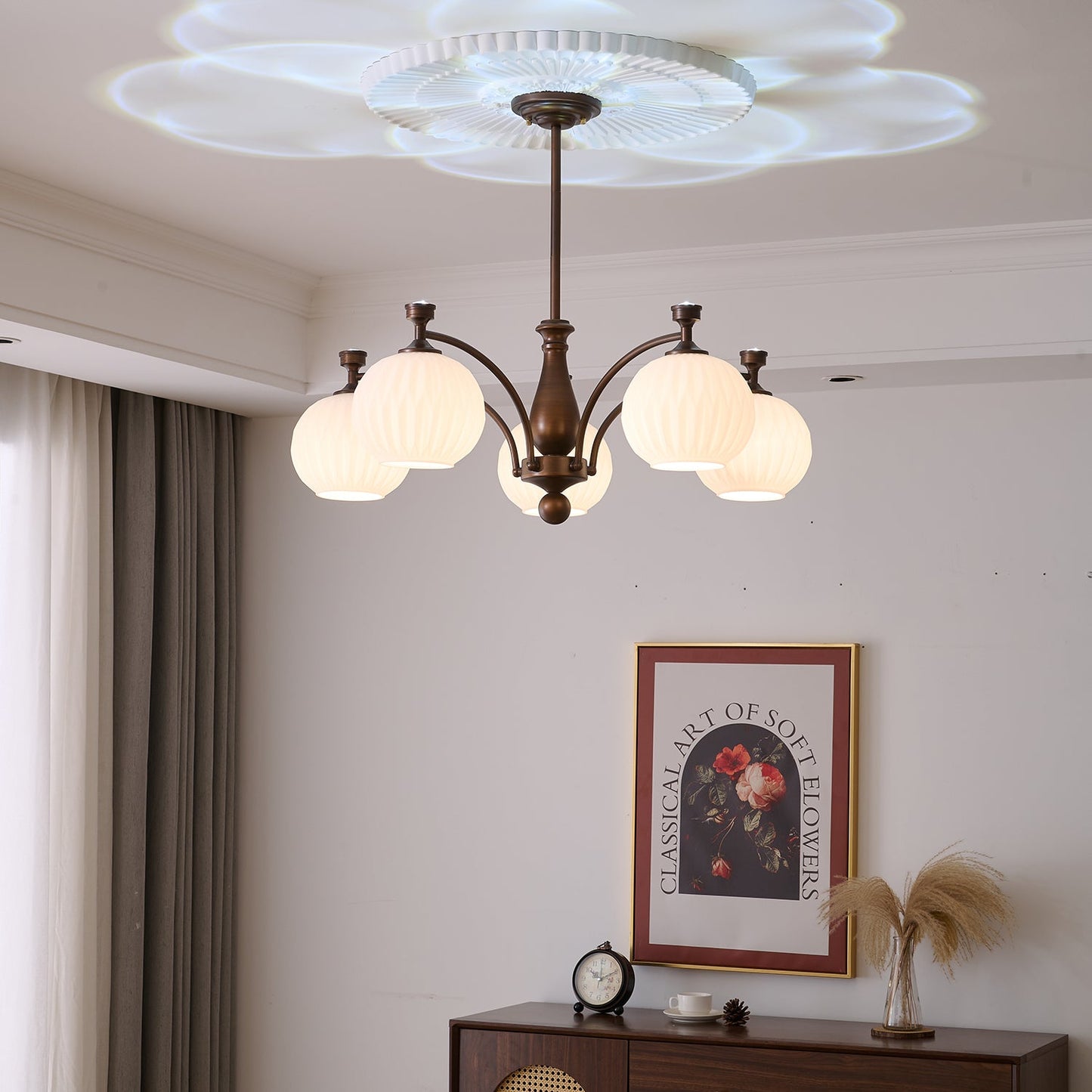 Hespera Orb Chandelier - Modern Design, Adjustable Lighting, Energy Ef