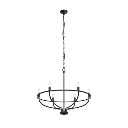 Modern Greyson Chandelier - Elegant Design with Adjustable Height & LE