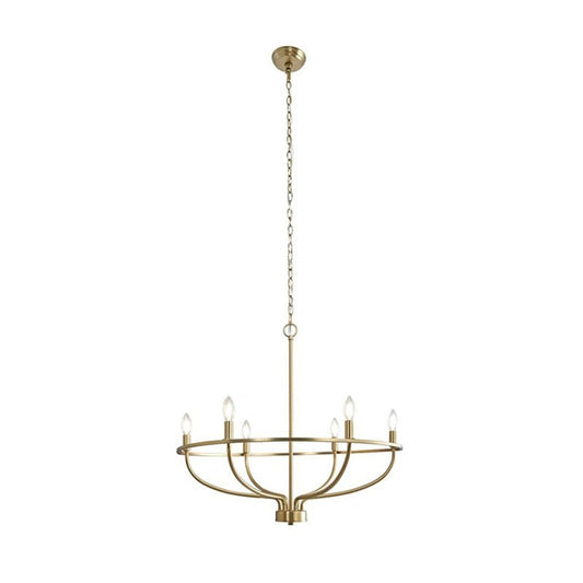 Modern Greyson Chandelier - Elegant Design with Adjustable Height & LE