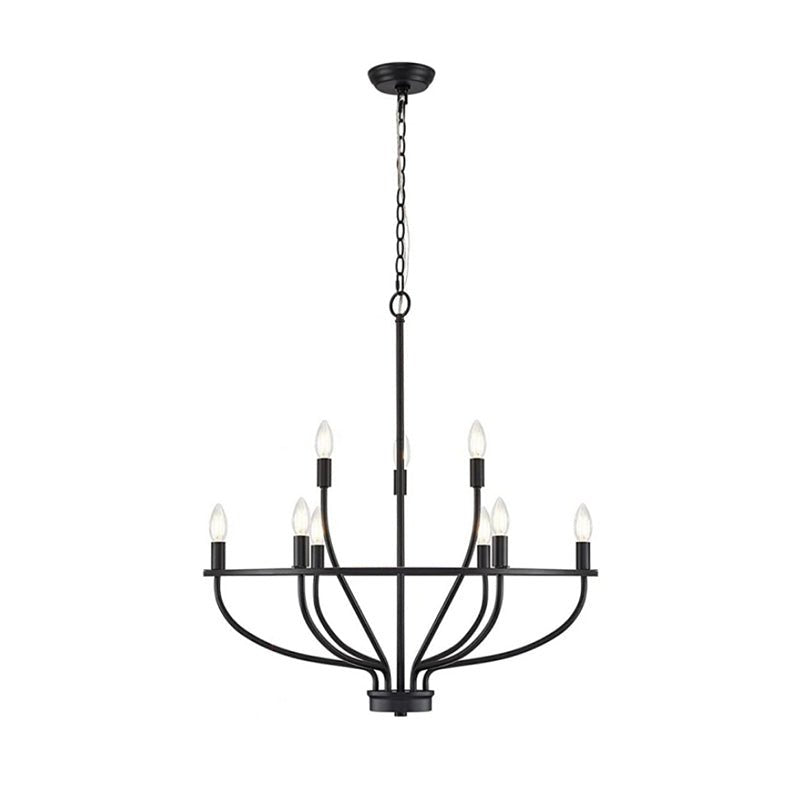 Modern Greyson Chandelier - Elegant Design with Adjustable Height & LE