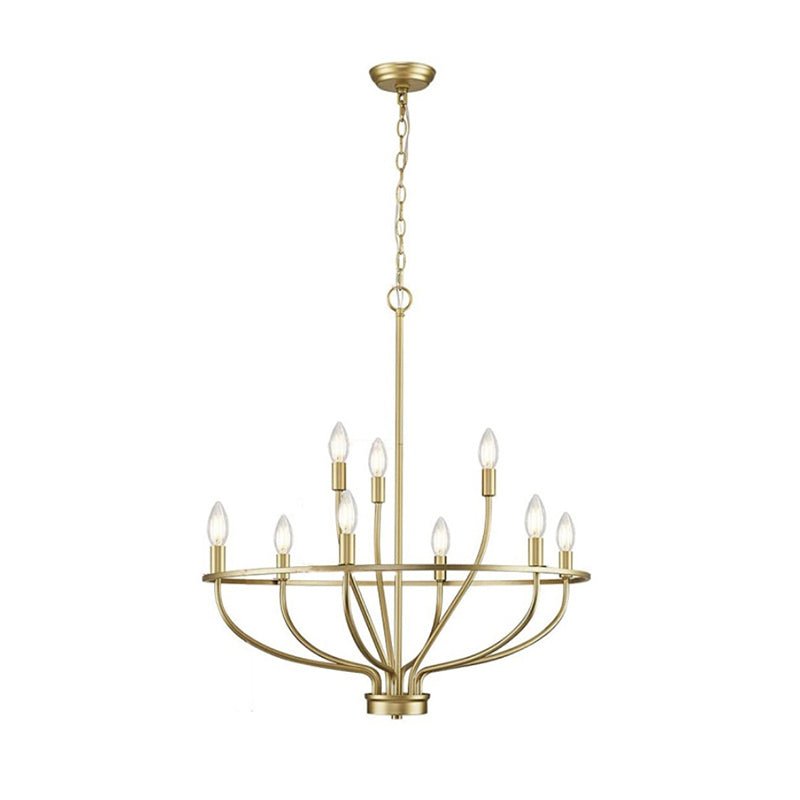 Modern Greyson Chandelier - Elegant Design with Adjustable Height & LE