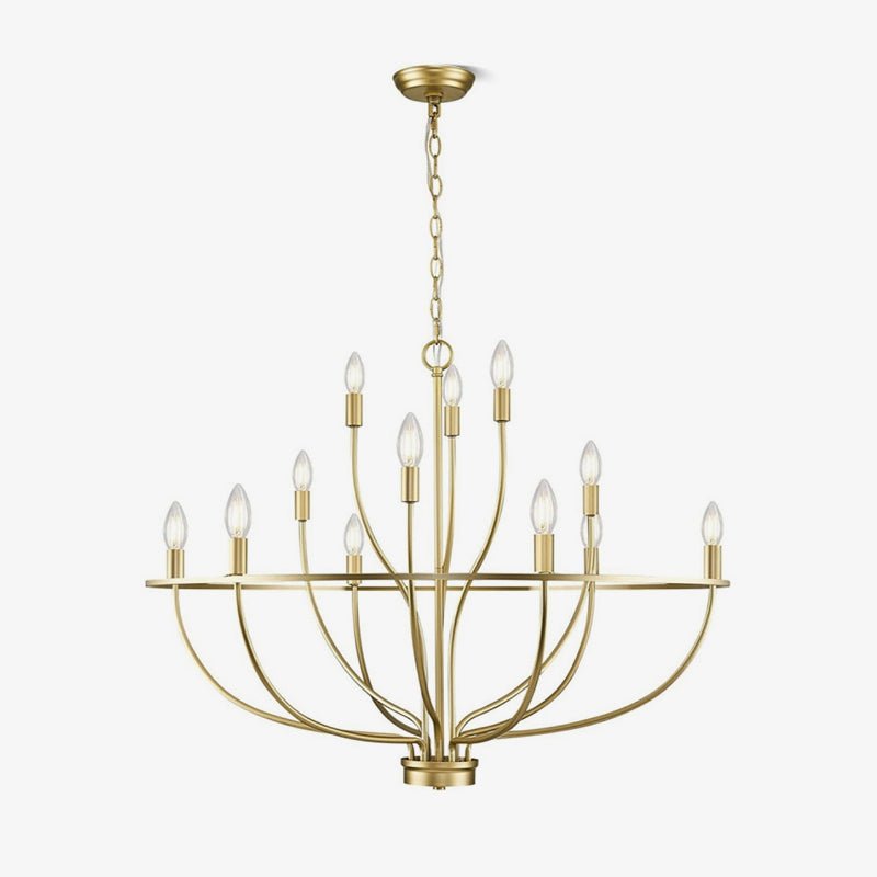Modern Greyson Chandelier - Elegant Design with Adjustable Height & LE