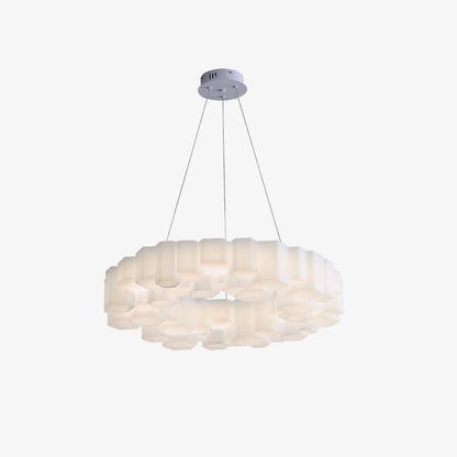 Elegant Honeycomb Chandelier - Modern Design with Adjustable Brightnes