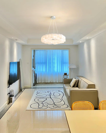 Elegant Honeycomb Chandelier - Modern Design with Adjustable Brightnes