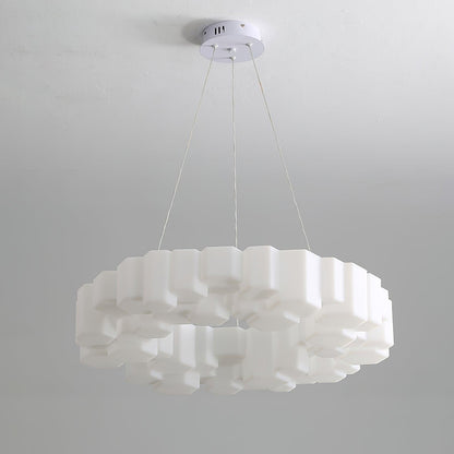 Elegant Honeycomb Chandelier - Modern Design with Adjustable Brightnes