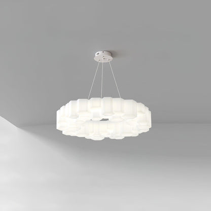 Elegant Honeycomb Chandelier - Modern Design with Adjustable Brightnes