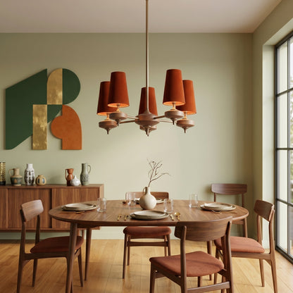 Orlan Shade Chandelier - Elegant Design with Adjustable Brightness