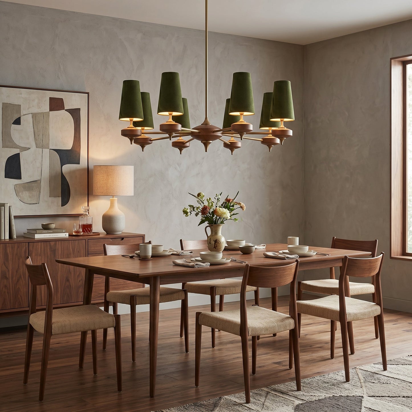 Orlan Shade Chandelier - Elegant Design with Adjustable Brightness