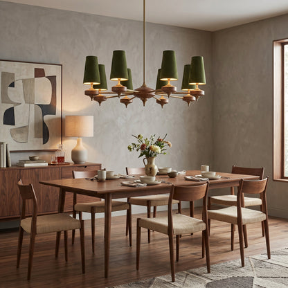 Orlan Shade Chandelier - Elegant Design with Adjustable Brightness