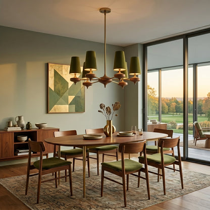 Orlan Shade Chandelier - Elegant Design with Adjustable Brightness